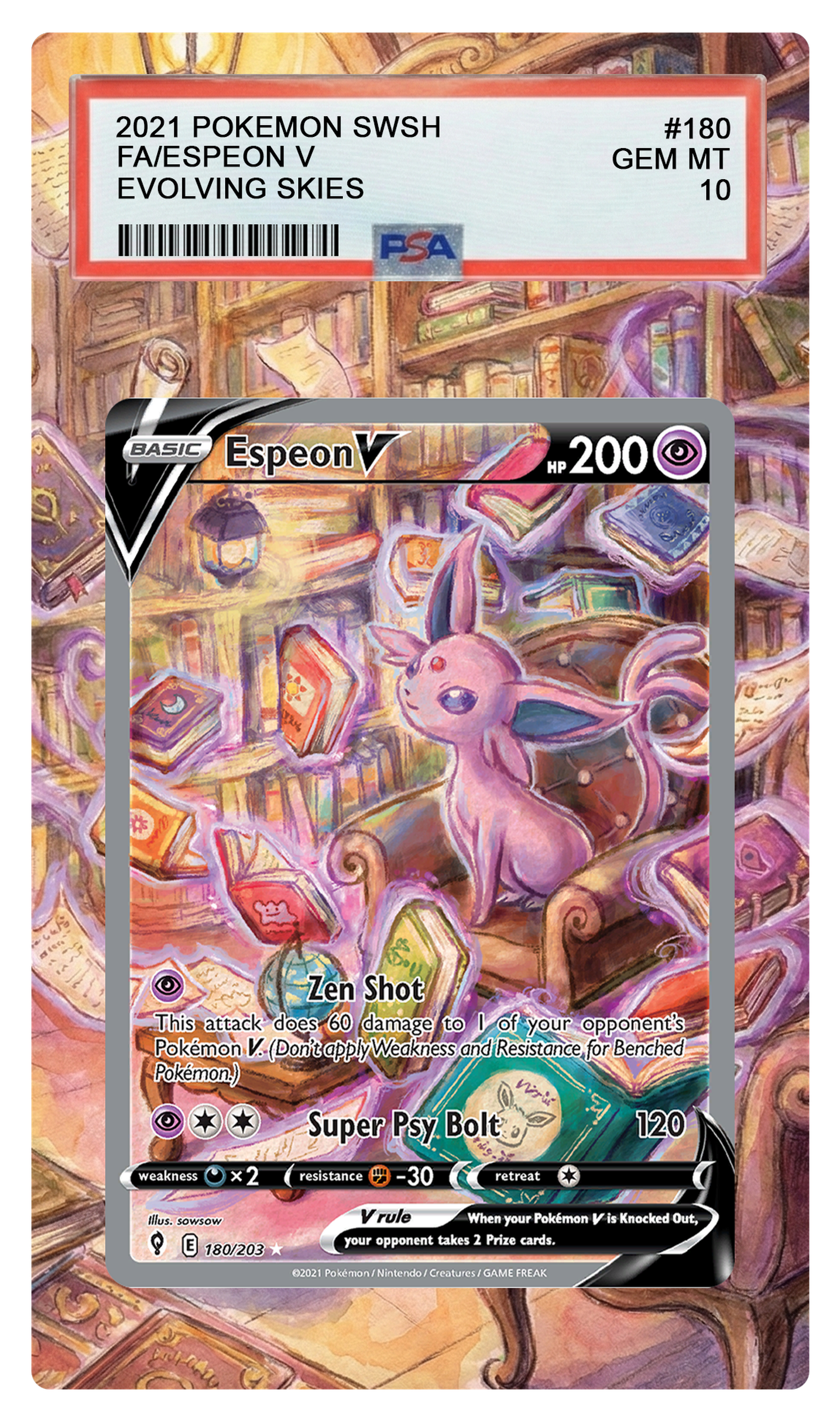 Espeon V - 180 EVS Custom Extended Aura