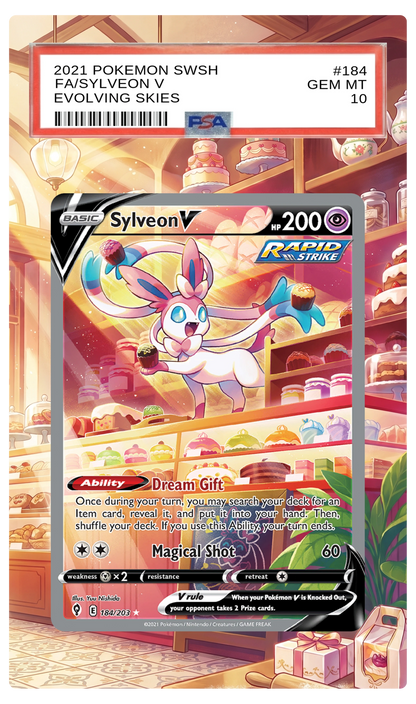 Sylveon V - 184 EVS Custom Extended Aura