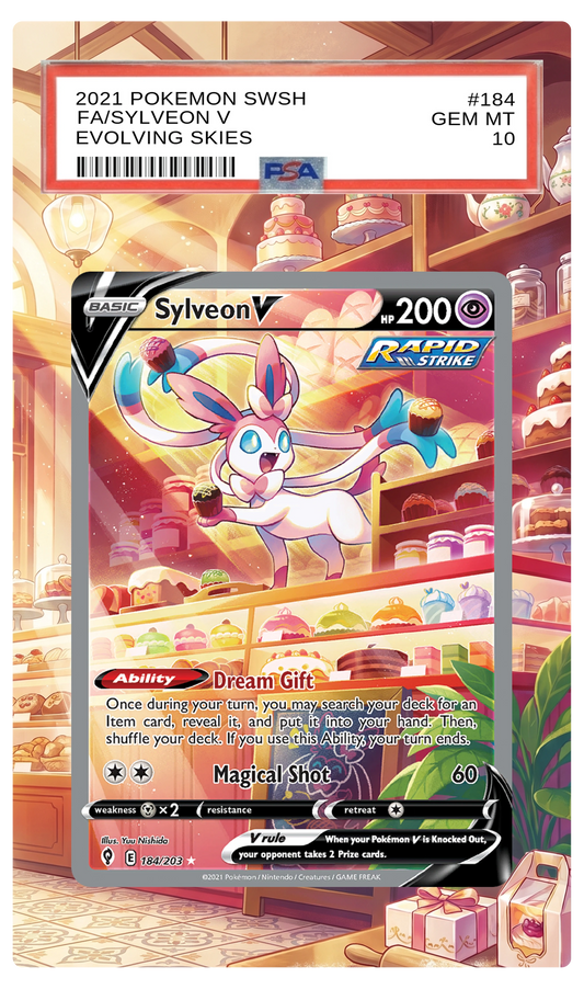 Sylveon V - 184 EVS Custom Extended Aura