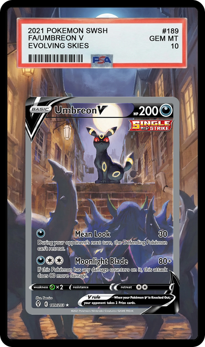 Umbreon V - 189 EVS Custom Extended Aura