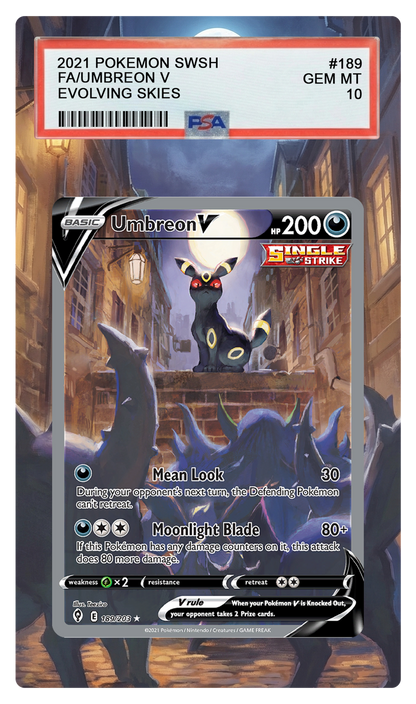 Umbreon V - 189 EVS Custom Extended Aura