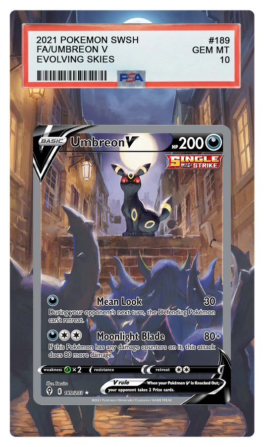 Umbreon V - 189 EVS Custom Extended Aura