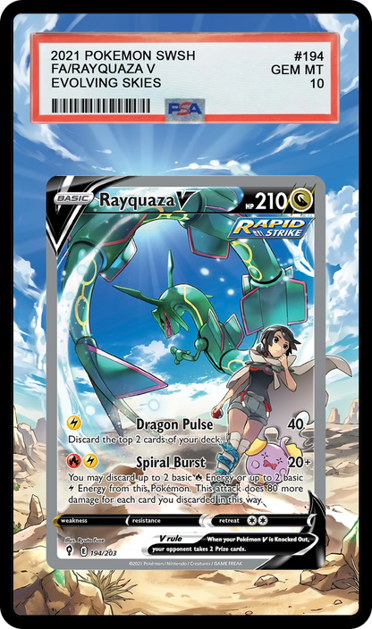 Rayquaza V - 194 EVS Custom Extended Aura