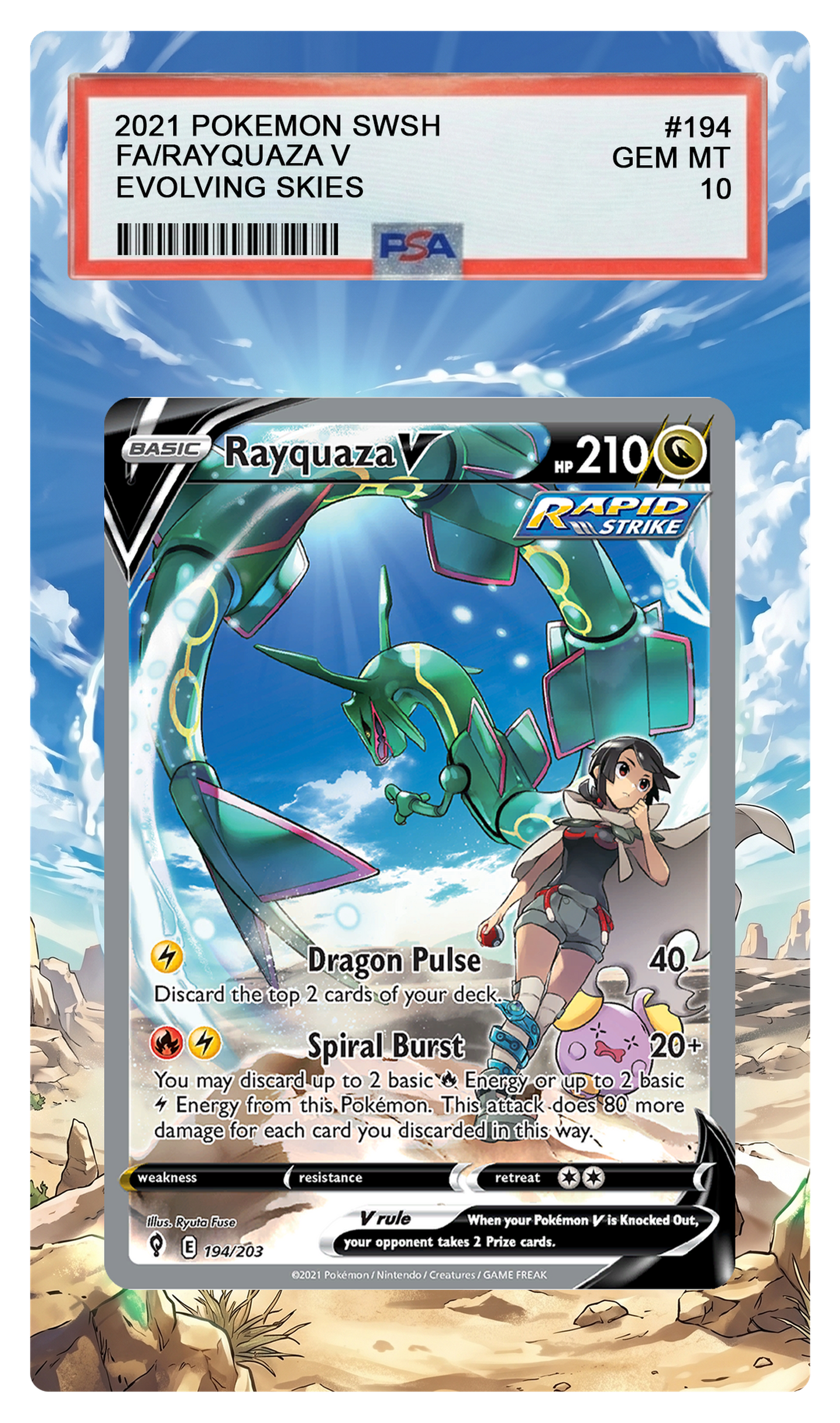 Rayquza V - 194 EVS Custom Extended Aura