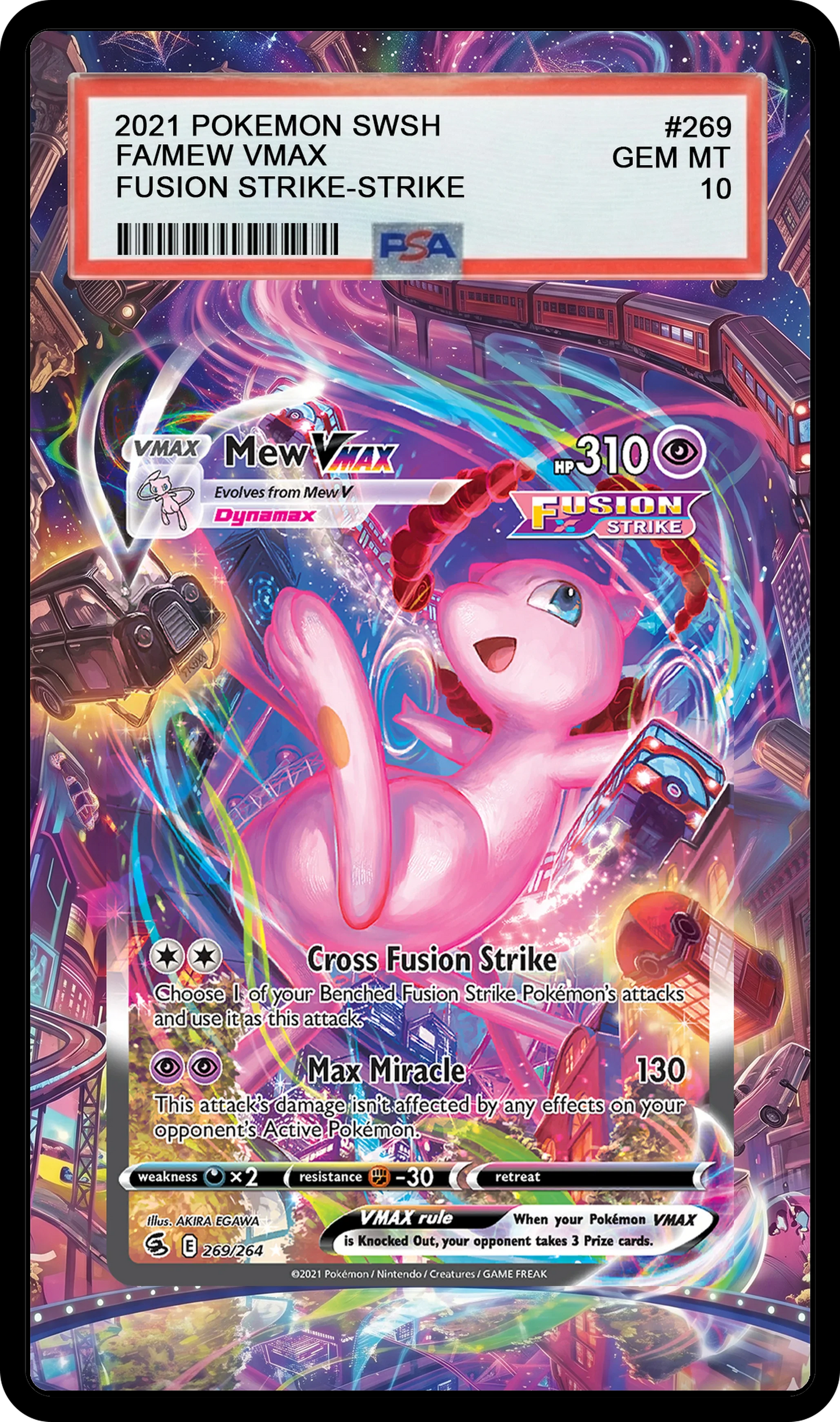 Mew VMAX - 269 FST Custom Extended Aura