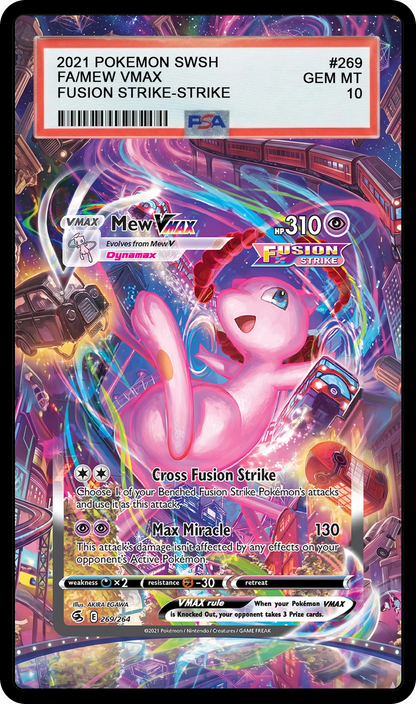 Mew VMAX - 269 FST Custom Extended Aura