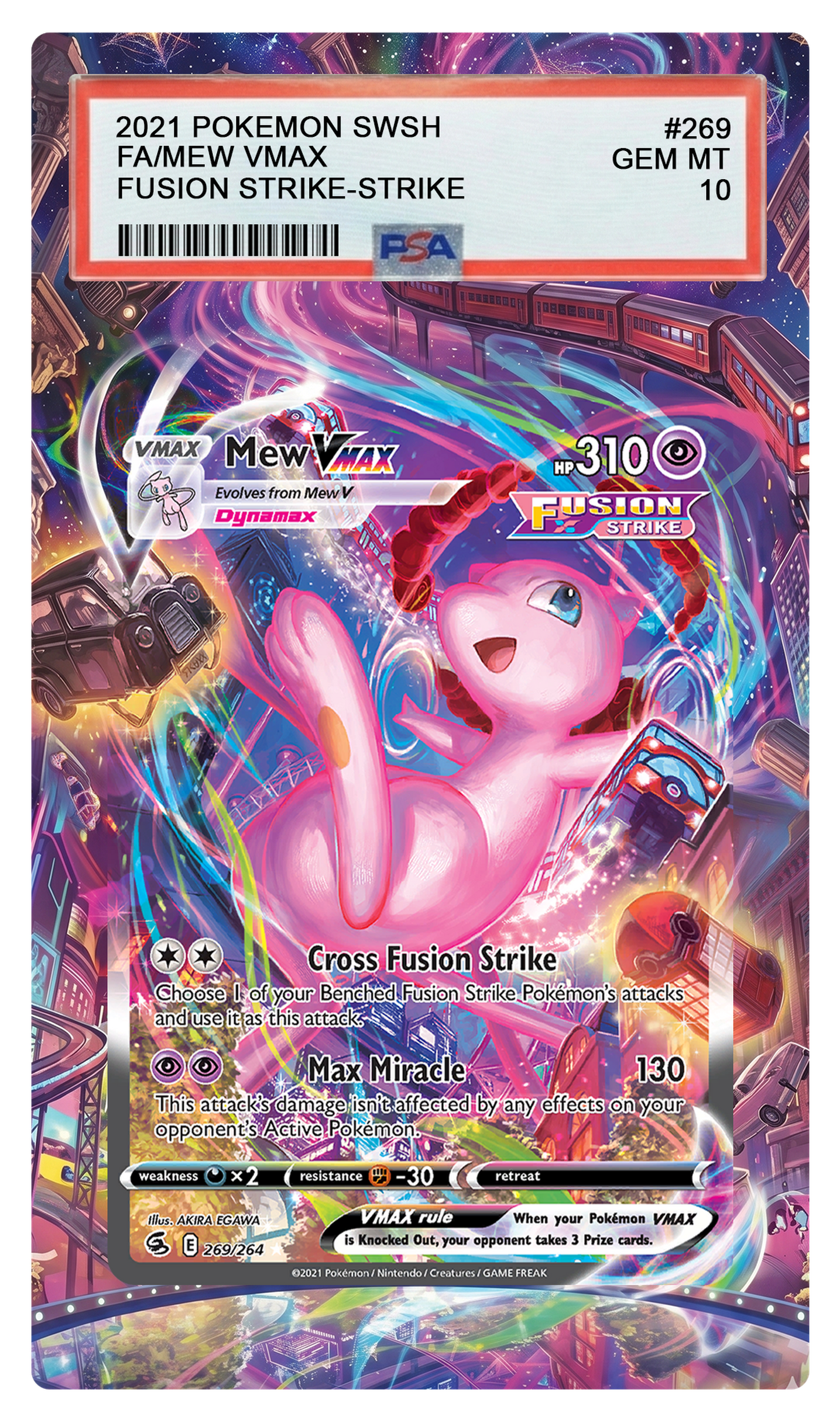 Mew VMAX - 269 FST Custom Extended Aura