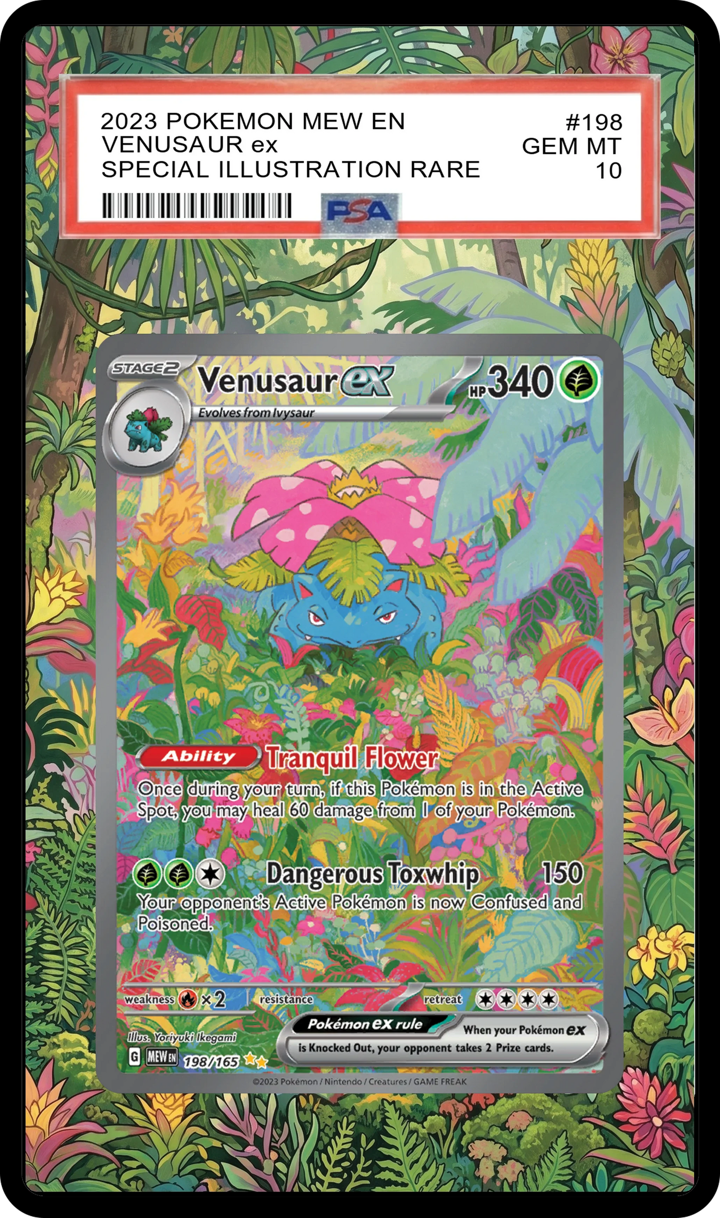 Venusaur EX - 198 MEW Custom Extended Aura