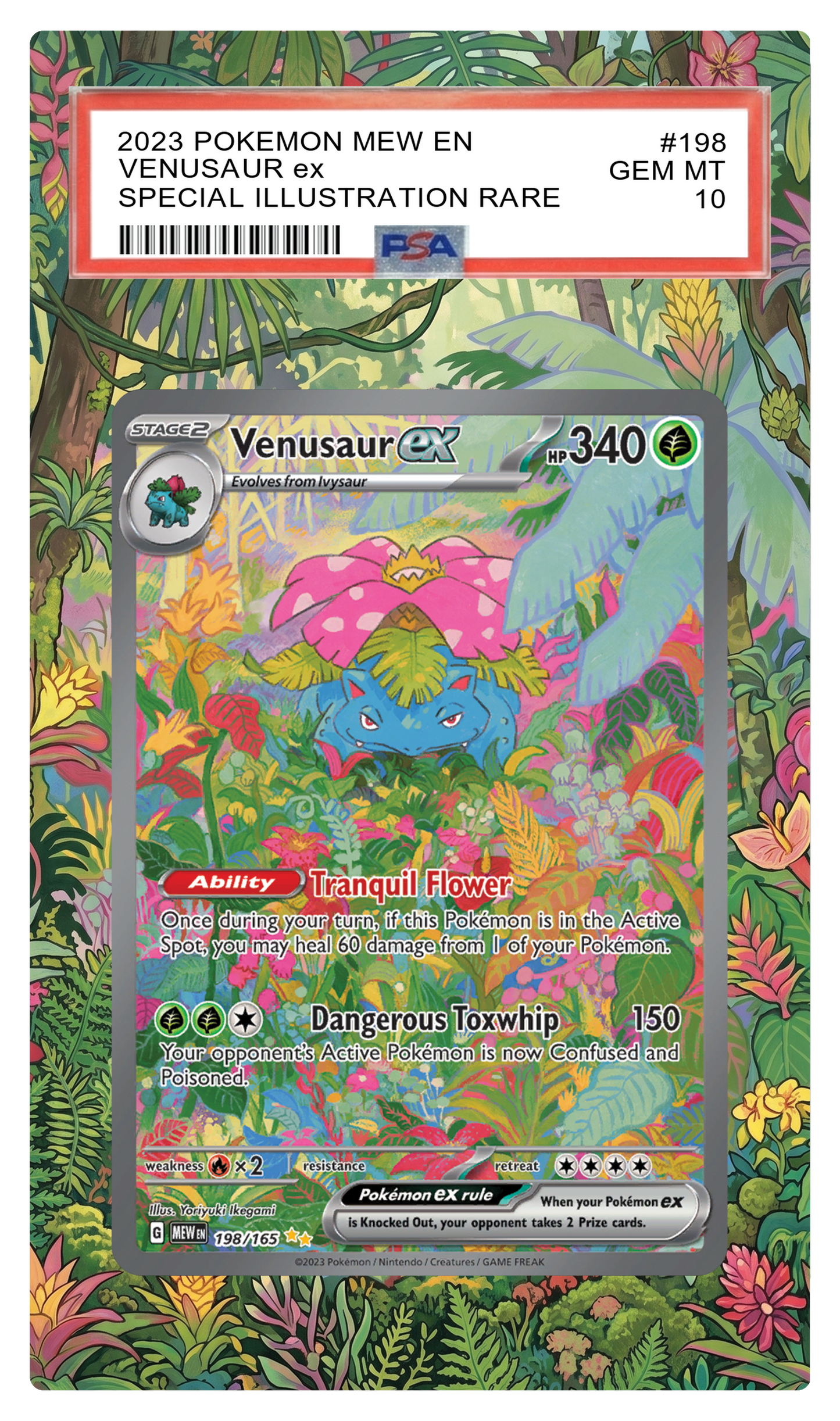 Venusaur EX - 198 MEW Custom Extended Aura