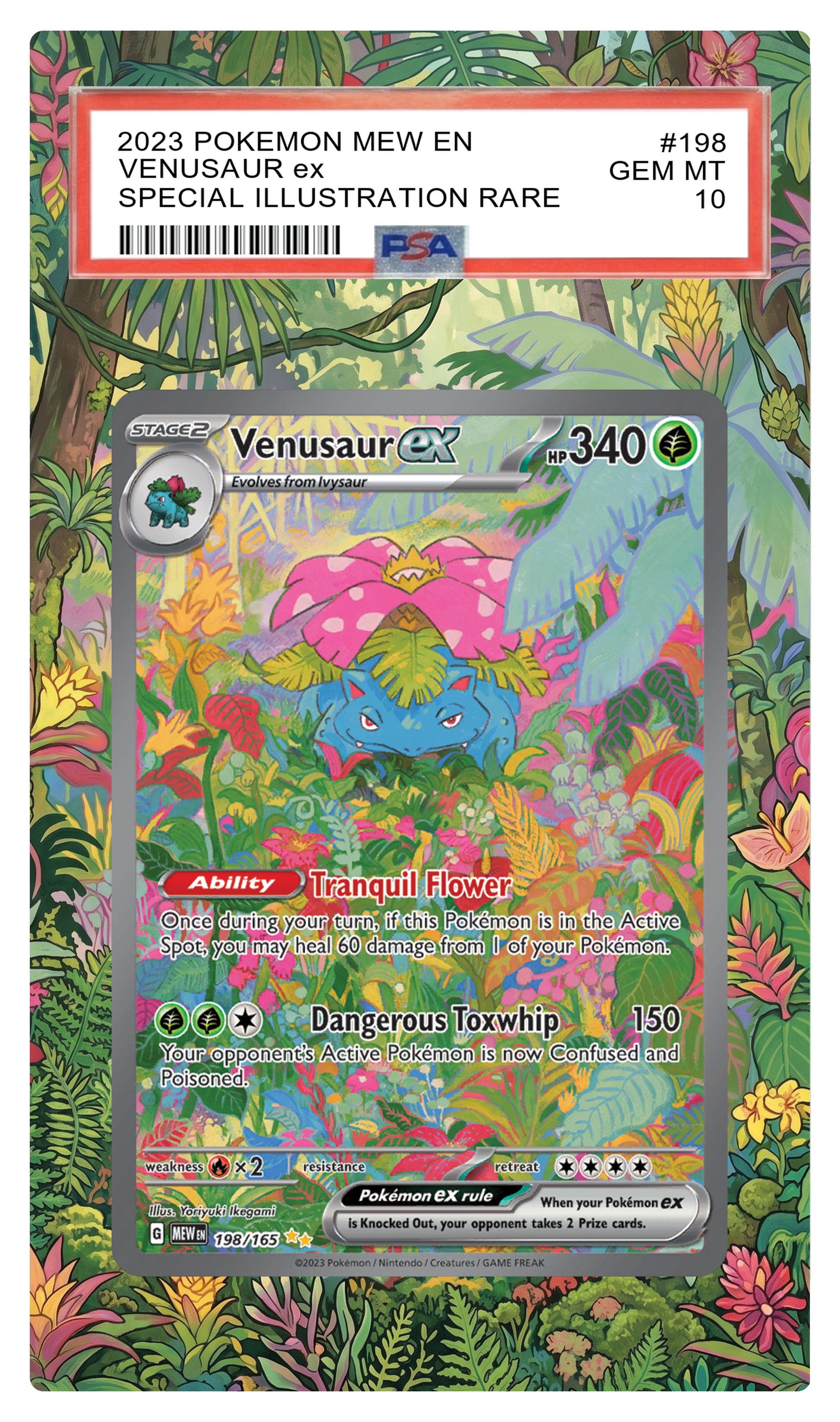 Venusaur EX - 198 MEW Custom Extended Aura