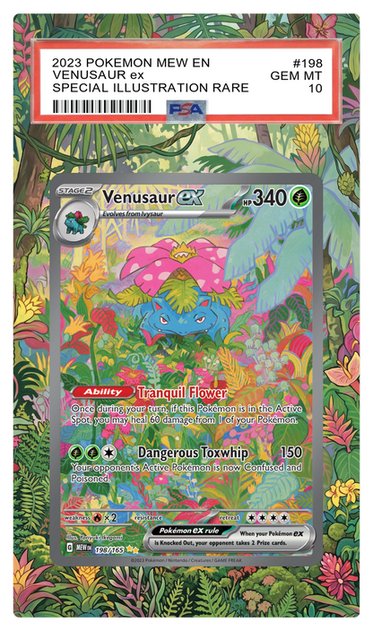 Venusaur EX - 198 MEW Custom Extended Aura