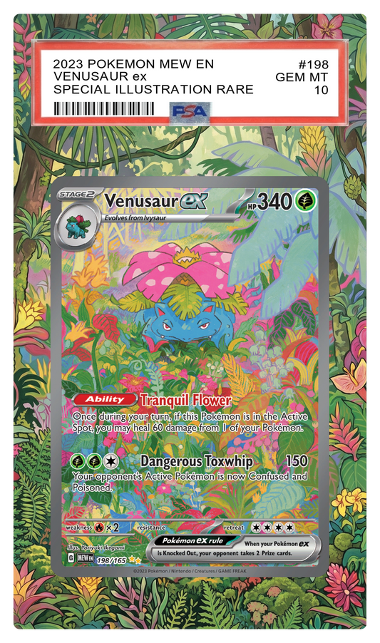 Venusaur EX - 198 MEW Custom Extended Aura