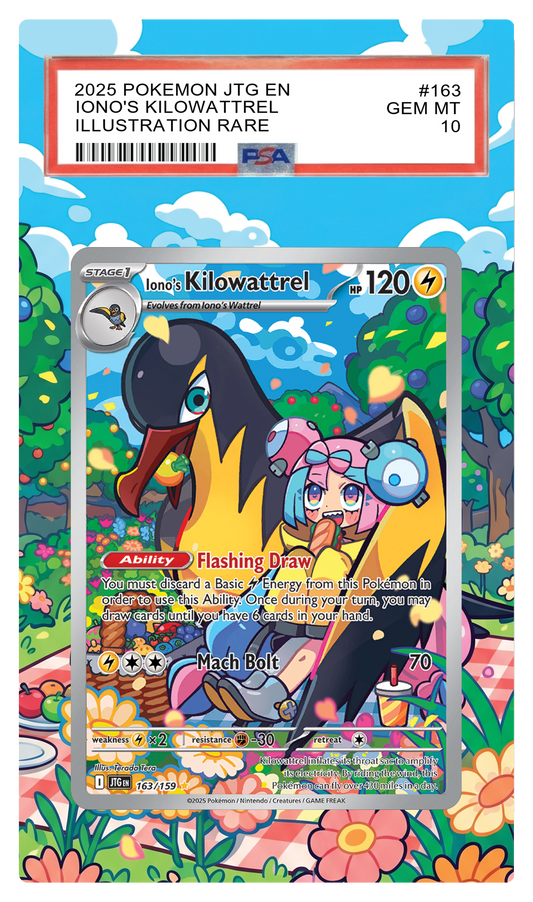 Iono's Kilowattrel - 163 JTG Custom Extended Aura