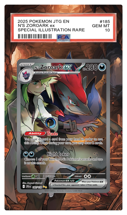 N's Zoroark EX - 185 JTG Custom Extended Aura