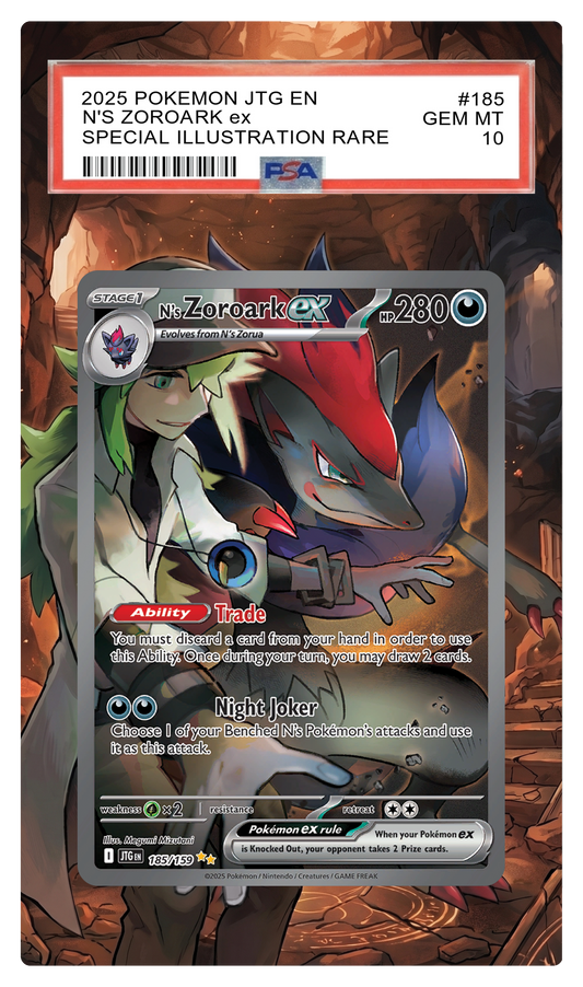 N's Zoroark EX - 185 JTG Custom Extended Aura