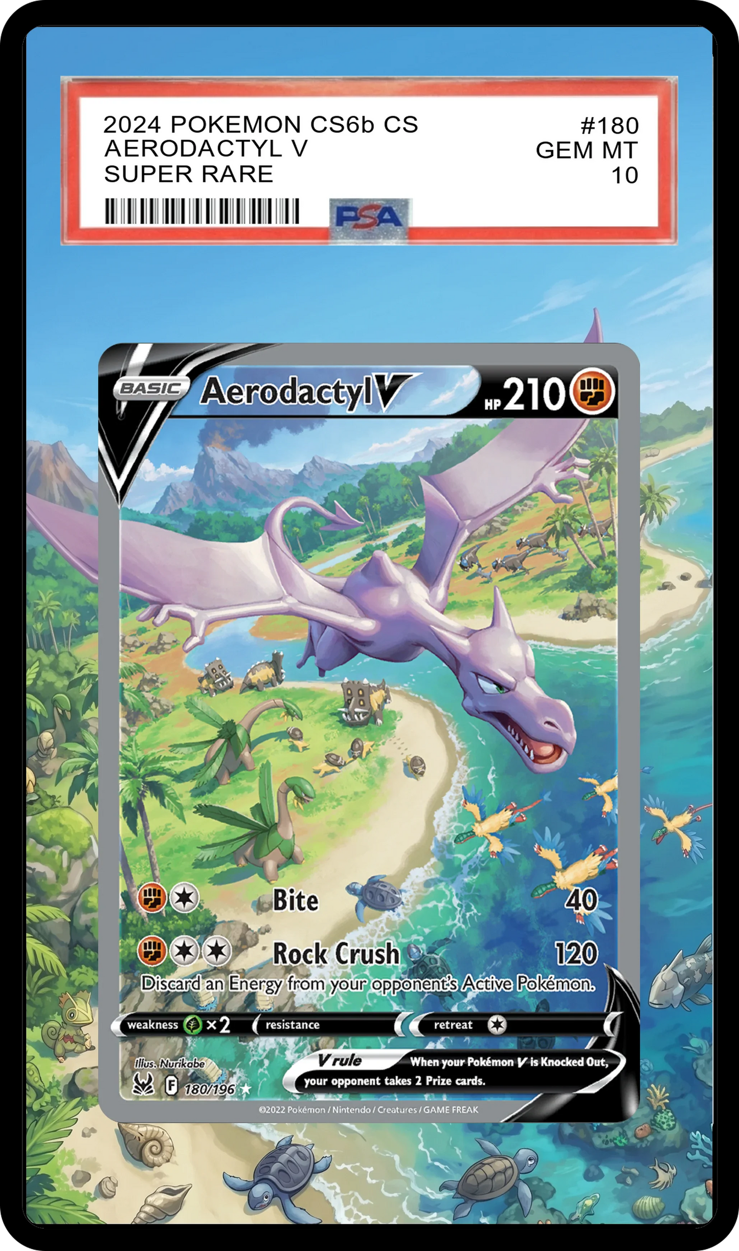 Aerodactyl V - 180 LOR Custom Extended Aura