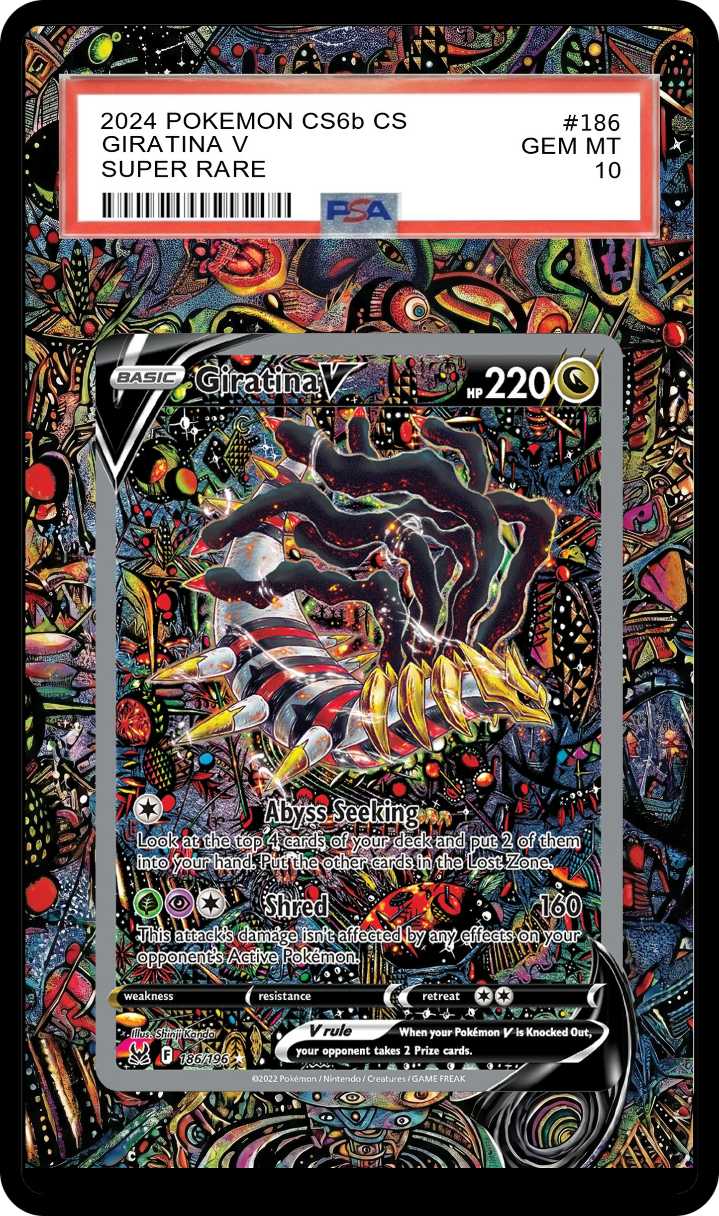 Giratina V - 186 LOR Custom Extended Aura