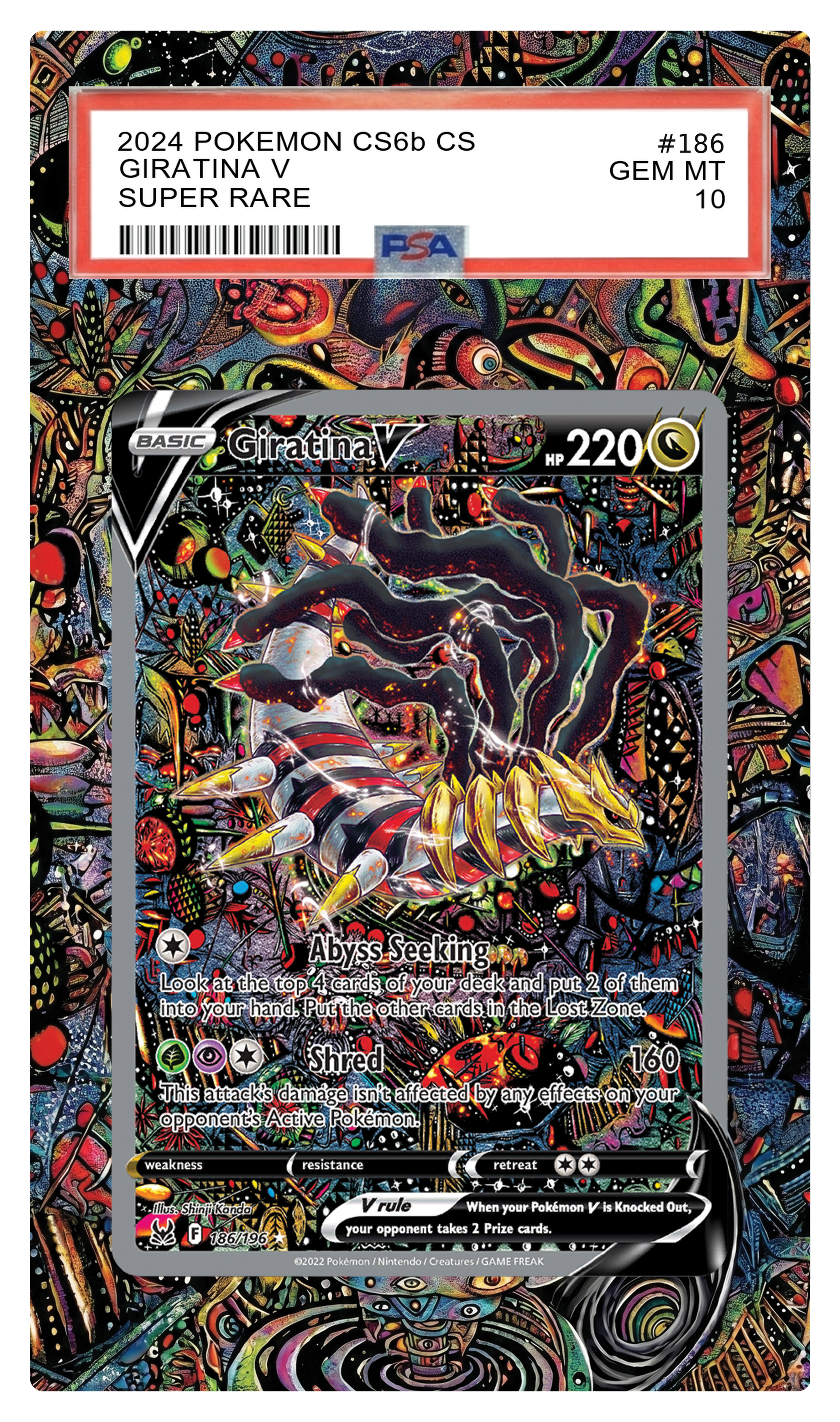 Giratina V - 186 LOR Custom Extended Aura