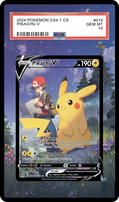 Pikachu V - TG16 LOR Custom Extended Aura