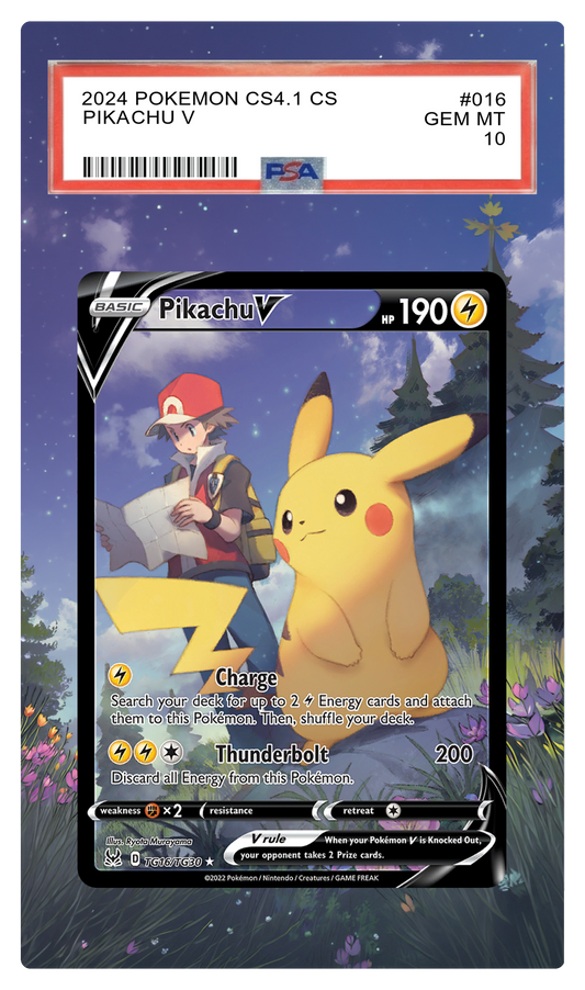 Pikachu V - TG16 LOR Custom Extended Aura