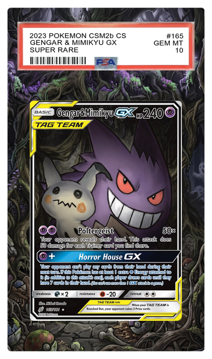 Gengar & Mimikyu GX - 165 TEU Custom Extended Aura