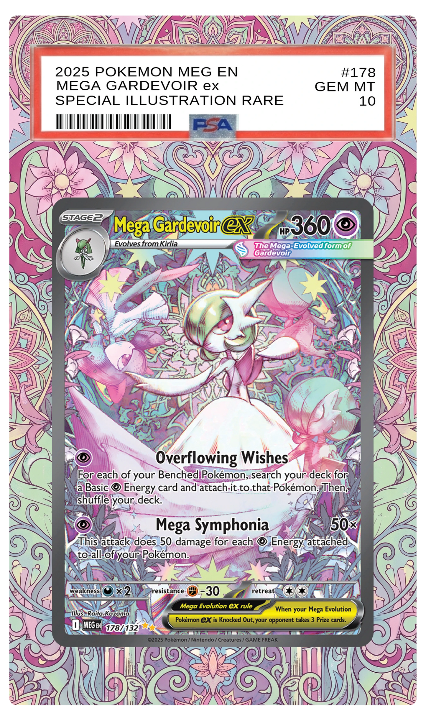 Mega Gardevoir ex - 178 MEG Custom Extended Aura