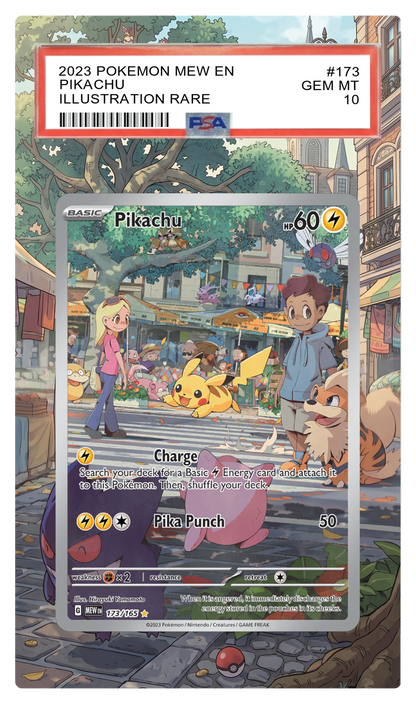 Pikachu - 173 MEW Custom Extended Aura