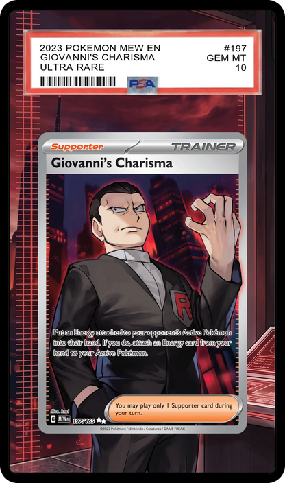 Giovanni's Charisma - 197 MEW Custom Extended Aura