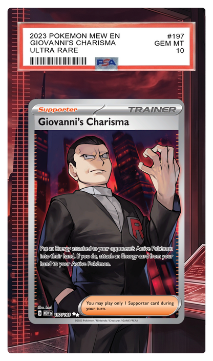 Giovanni's Charisma - 197 MEW Custom Extended Aura