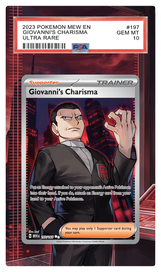 Giovanni's Charisma - 197 MEW Custom Extended Aura