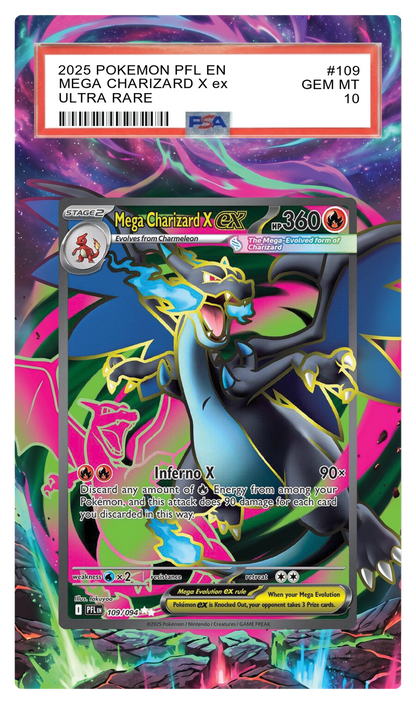 Mega Charizard X ex - 109 PFL Custom Extended Aura