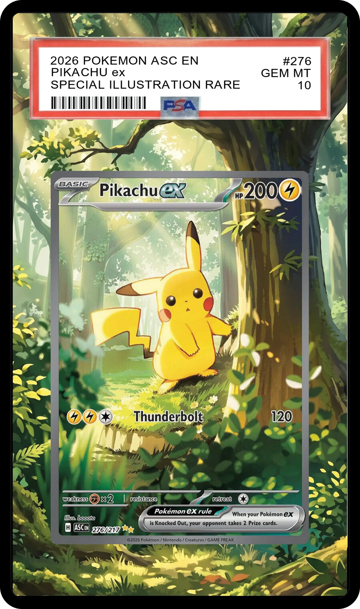 Pikachu ex - 276 ASC Custom Extended Aura