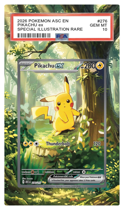 Pikachu ex - 276 ASC Custom Extended Aura