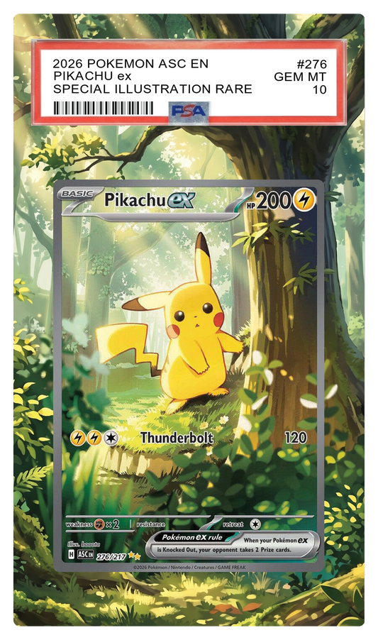 Pikachu ex - 276 ASC Custom Extended Aura