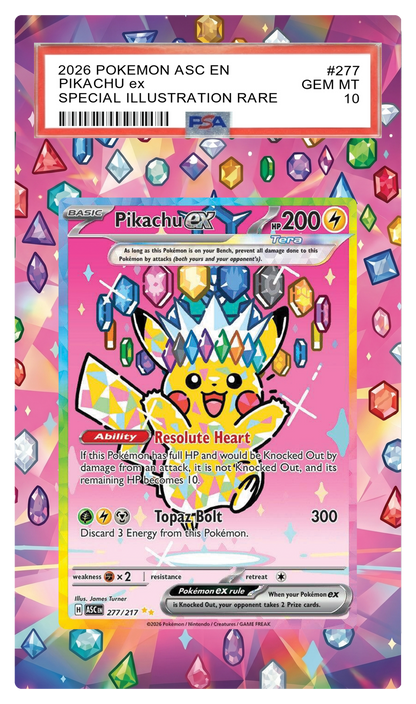 Pikachu ex - 277 ASC Custom Extended Aura