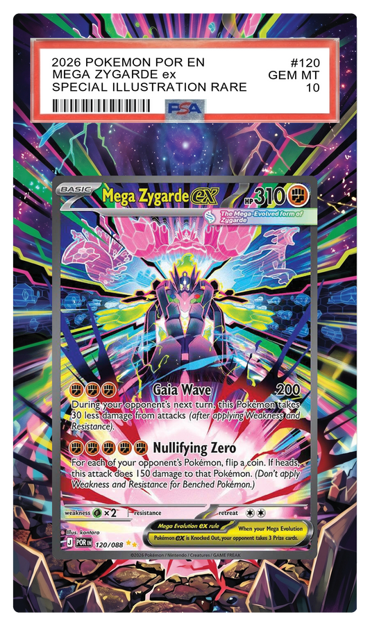 Mega Zygarde ex - 120 POR Custom Extended Aura