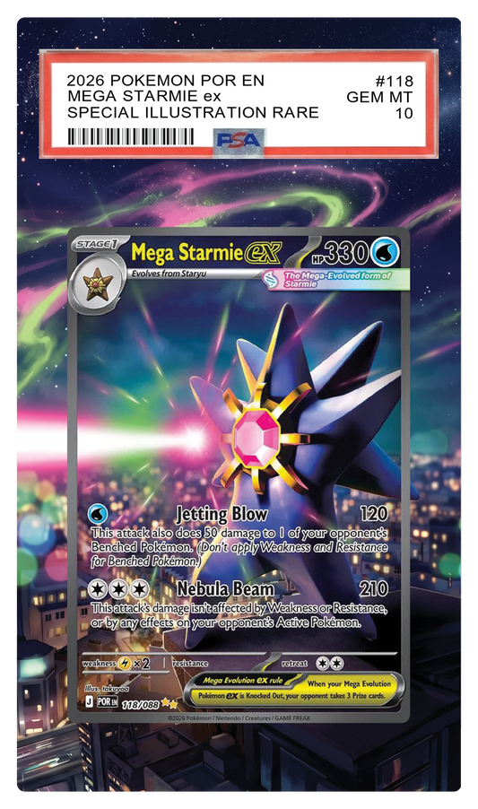 Mega Starmie ex - 118 POR Custom Extended Aura