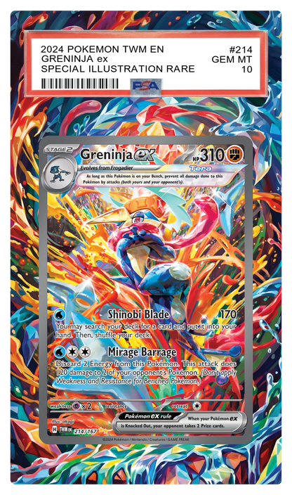 Greninja ex - 214 TWM Custom Extended Aura