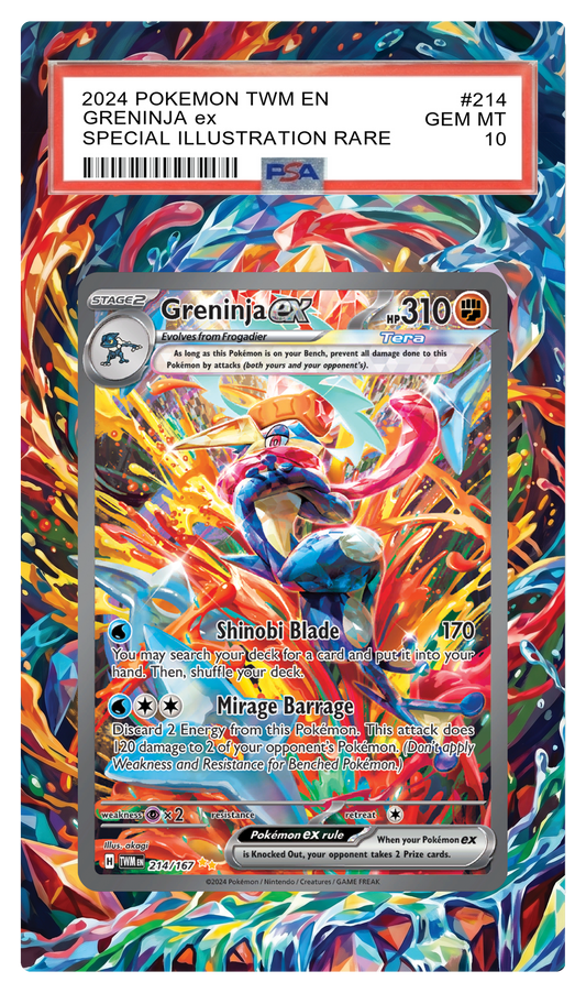 Greninja ex - 214 TWM Custom Extended Aura
