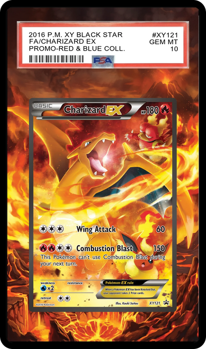 Charizard EX - 121 XY Custom Extended Aura