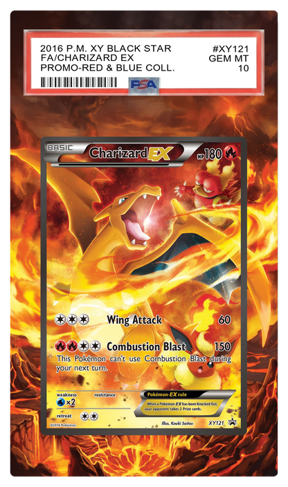 Charizard EX - 121 XY Custom Extended Aura