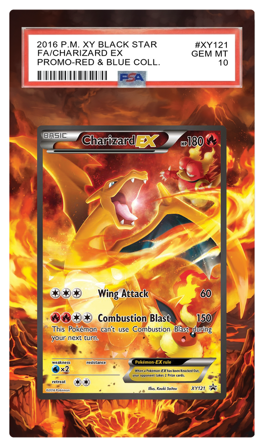 Charizard EX - 121 XY Custom Extended Aura