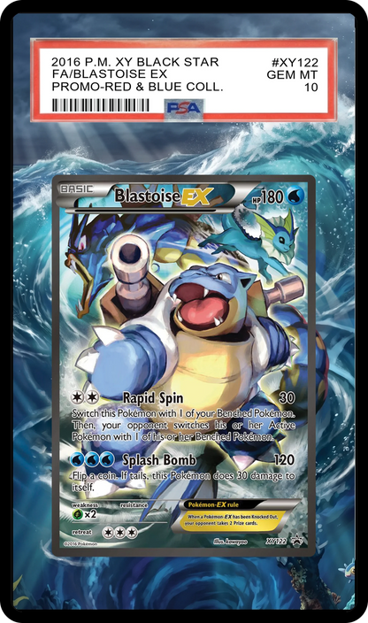 Blastoise EX - 122 XY Custom Extended Aura