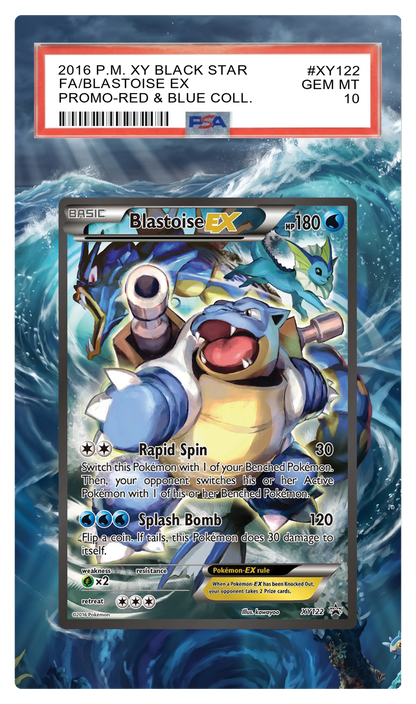Blastoise EX - 122 XY Custom Extended Aura