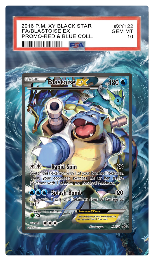 Blastoise EX - 122 XY Custom Extended Aura