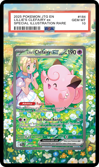Lillie's Clefairy ex - 184 JTG Custom Extended Aura