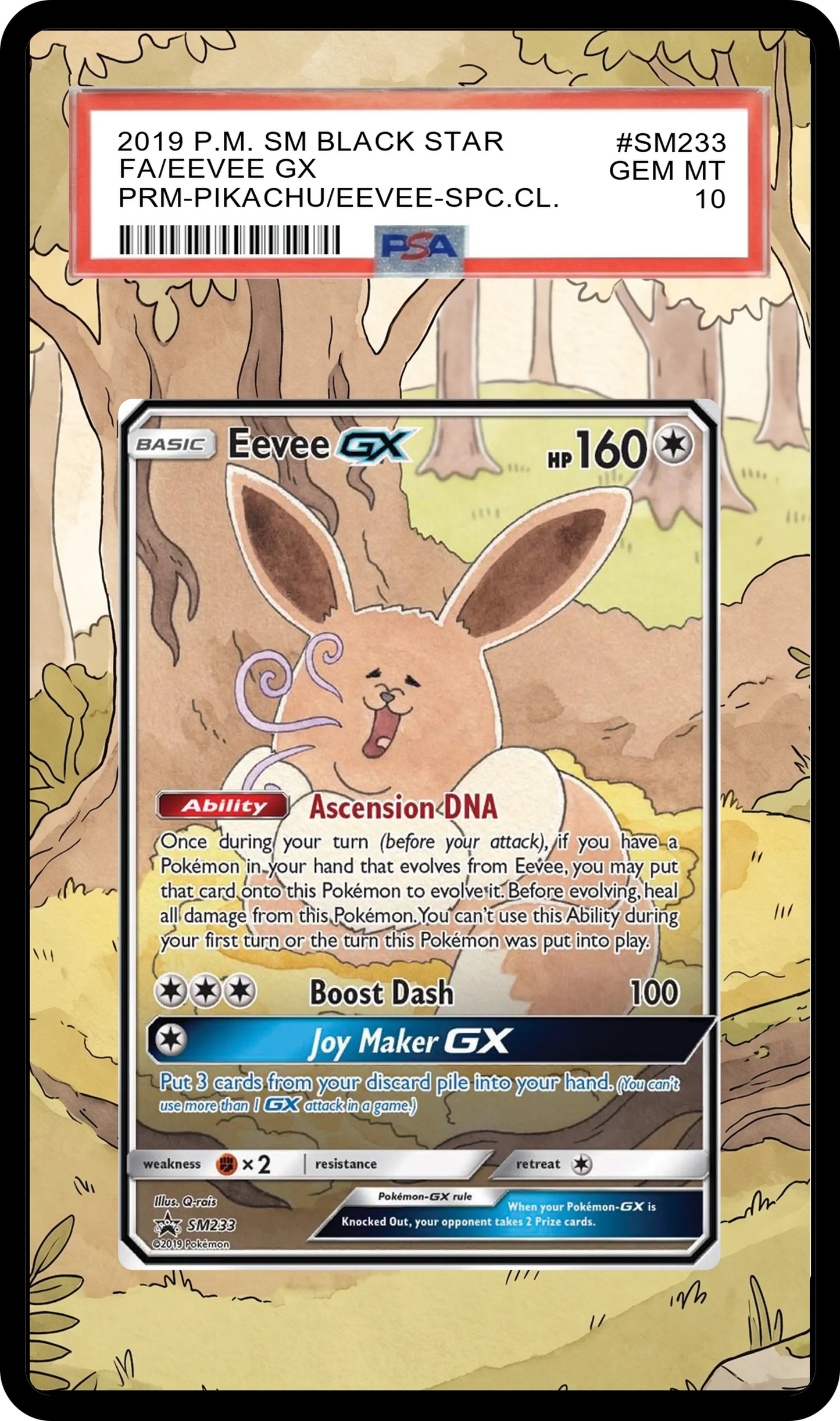 Eevee GX - SM233 Promo Custom Extended Aura