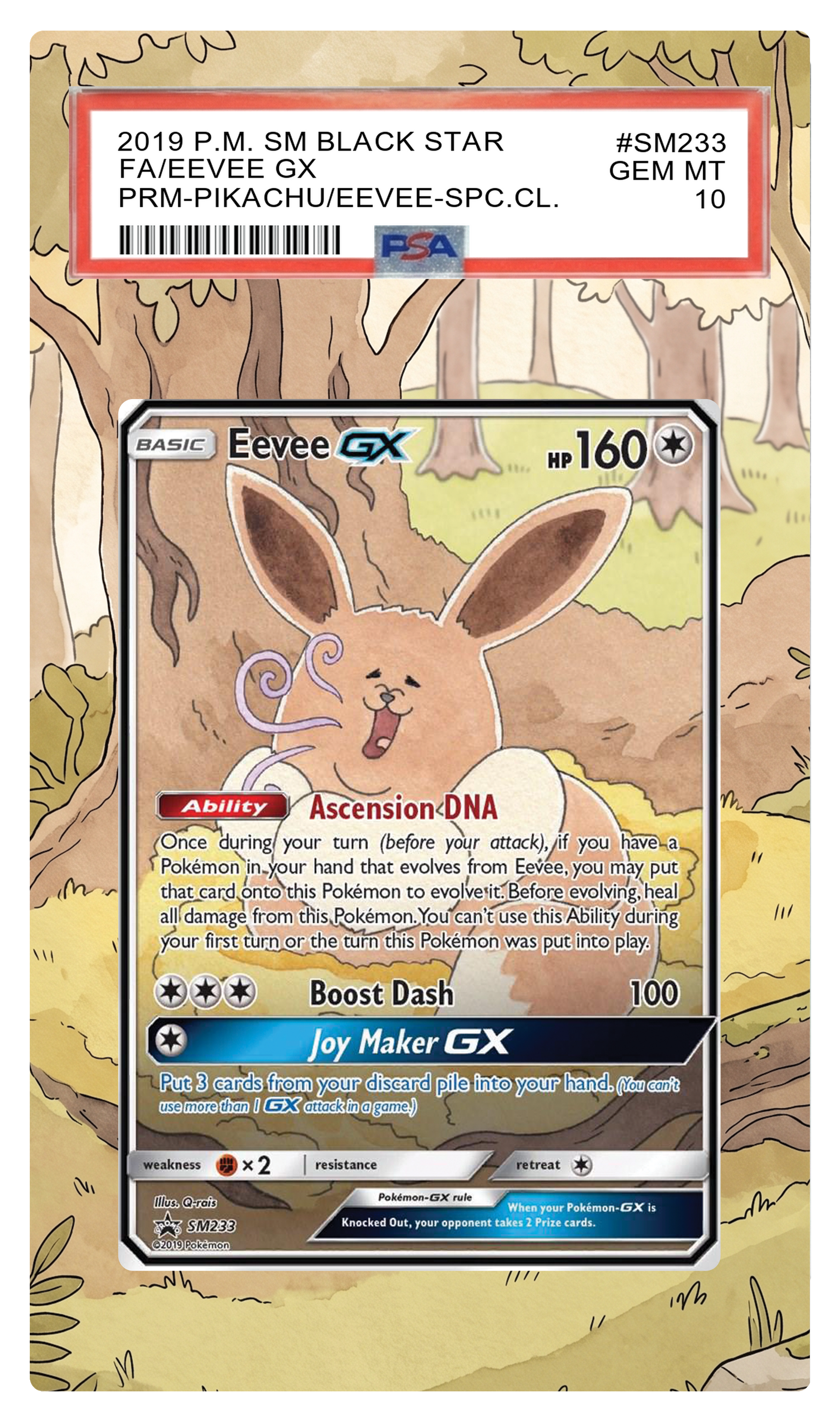 Eevee GX - SM233 Promo Custom Extended Aura