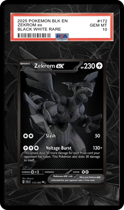 Zekrom ex - 172 Black Bolt Custom Extended Aura