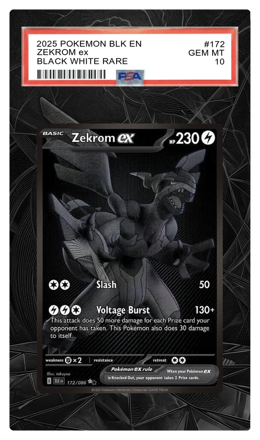 Zekrom ex - 172 Black Bolt Custom Extended Aura